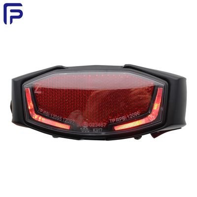 17.5Ah 36V  Electric Bicycle Battery Aluminum Barrel With Plastic Front And Rear Cover  Black Tail Lamp