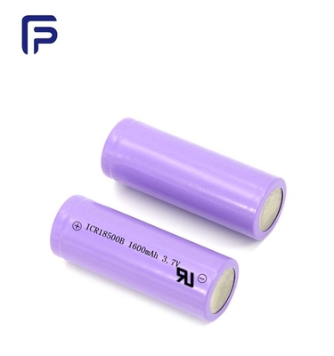 1600mAh Rechargeable Lithium Ion Battery 3.7 V 18500A CE UL ROHS Certificate