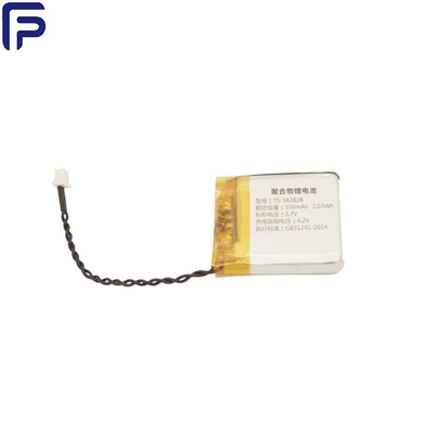 Rechargeable Lithium Ion Polymer Battery Pack 3.7 V 550mAh For Medical Devices