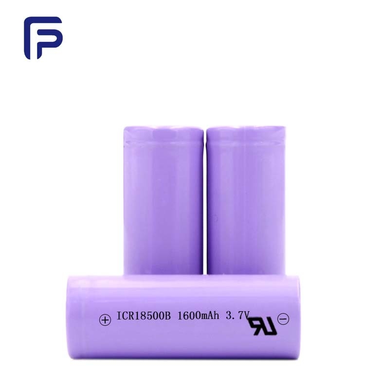 1600mAh Rechargeable Lithium Ion Battery 3.7 V 18500A CE UL ROHS Certificate